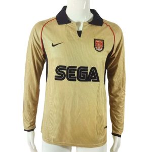 arsenal retro langermet drakt borte 2001-2002