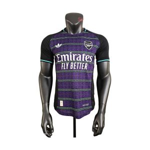 arsenal drakt spesialutgave spillerversjon lilla stripete 2025-2026