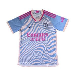 arsenal drakt spesialutgave bla hvit stripete 2025-2026