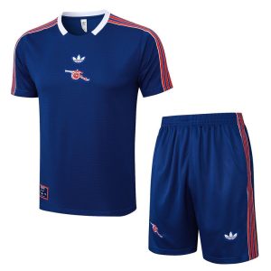 arsenal drakt trenings sett mork bla rod 3 stripete 2025-2026
