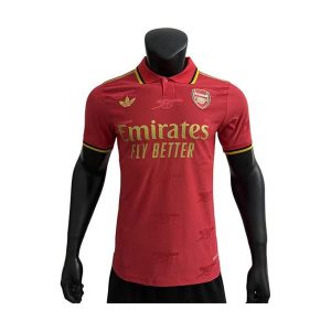 arsenal drakt trenings spillerversjon rod (2) 2025-2026
