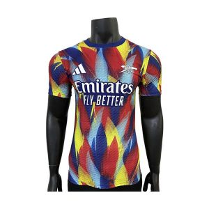 arsenal drakt trenings spillerversjon kamuflasje bla gul rod 2025-2026