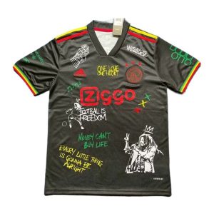 ajax retro spesialutgave drakt Bob Marley svart 2021-2022
