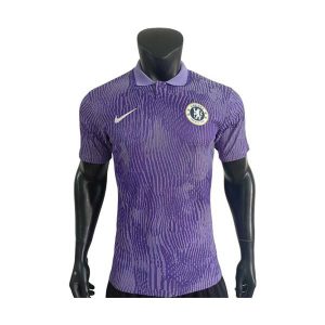 polo chelsea kamuflasje lilla spillerversjon 2025-2026