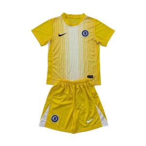 chelsea barn keeper drakt sett gul 2025-2026