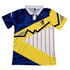 chelsea retro spesialutgave drakt gul bla 1990