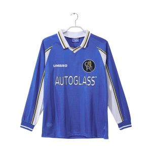 chelsea retro langermet drakt hjemme 1997-1999