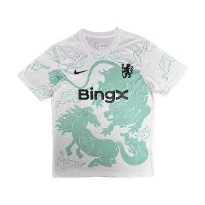 chelsea drakt trenings hvit gronn 2026-2027