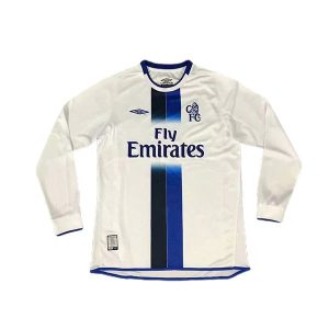 chelsea langermet retro drakt borte 2003-2004