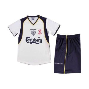 liverpool barn retro drakt borte 2001