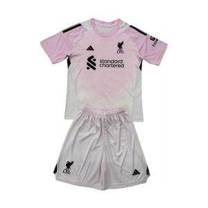 liverpool barn keeper drakt sett rosa 2025-2026