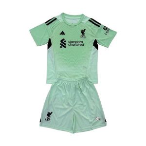 liverpool barn keeper drakt sett gronn 2025-2026