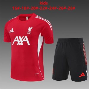 liverpool barn trenings drakt sett rod 2025-2026