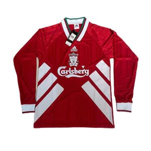 liverpool retro carlsberg langermet drakt hjemme 1993-1995