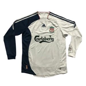 liverpool retro carlsberg langermet drakt tredje 2006-2007