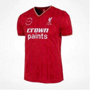 liverpool retro crown paints drakt hjemme 1985-1986