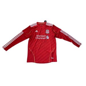 liverpool retro standard chartered langermet drakt hjemme 2010-2012