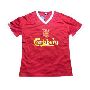 liverpool retro drakt hjemme cup 2001-2003