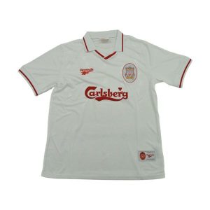 liverpool retro drakt borte hvit 1996-1997