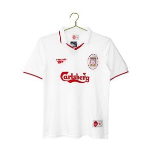liverpool retro spesialutgave drakt hvit 1996-1997