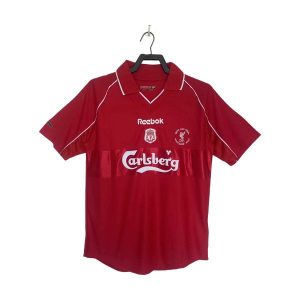 liverpool retro spesialutgave drakt rod europa final 2000-2001