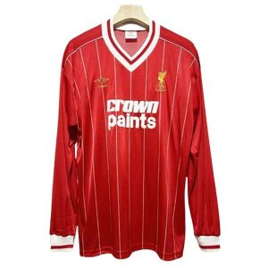 liverpool retro langermet drakt hjemme 1982-1983
