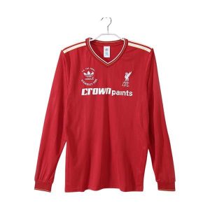 liverpool retro langermet drakt hjemme 1985-1986