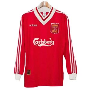 liverpool retro langermet drakt hjemme 1995-1996