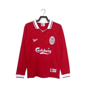 liverpool retro langermet drakt hjemme 1996-1998