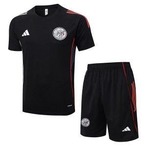 ajax drakt trenings sett svart rod 2025-2026