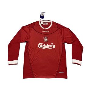 liverpool retro langermet drakt hjemme 2002-2003