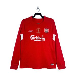 liverpool retro langermet drakt spesialutgave rod ucl final 2004-2005
