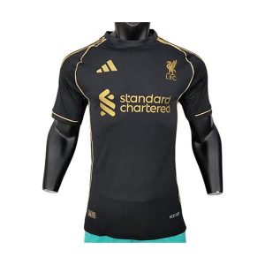 liverpool drakt spesialutgave spillerversjon svart gul 2025-2026