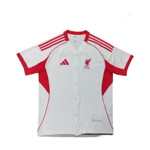 liverpool drakt spesialutgave hvit rod baseball 2025-2026