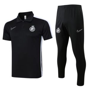 trenings al nassr svart 2024-2025 polo sett