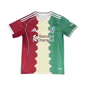 liverpool drakt spesialutgave rod gul gronn 2025-2026