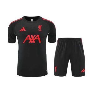 liverpool drakt trenings sett svart hvit rod 2025-2026