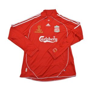 liverpool langermet retro drakt spesialutgave rod ucl final 2004-2005