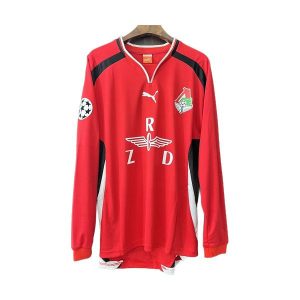 lokomotiv moscow retro langermet drakt hjemme 2000-2001