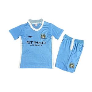 manchester city barn retro drakt hjemme 2011-2012