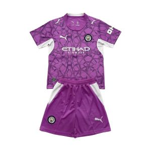 manchester city barn keeper drakt sett lilla 2026-2027