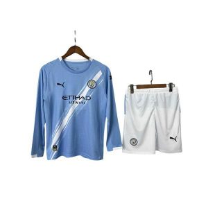 manchester city barn langermet drakt sett hjemme 2025-2026