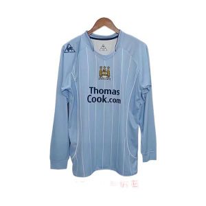 manchester city retro langermet drakt hjemme 2007-2008