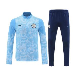 manchester city drakt trenings sett hvit lys bla 2025-2026