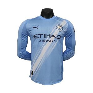 manchester city drakt 2025-2026 hjemme spillerversjon langermet