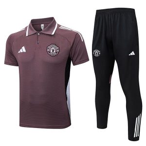 trenings manchester united gra lilla 2025-2026 polo sett