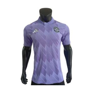 polo manchester united kamuflasje lilla spillerversjon 2025-2026