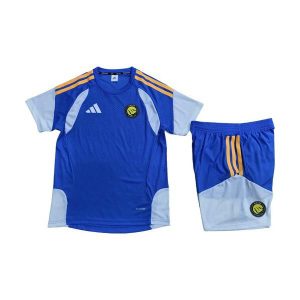 al nassr barn trenings drakt sett bla hvit 2025-2026