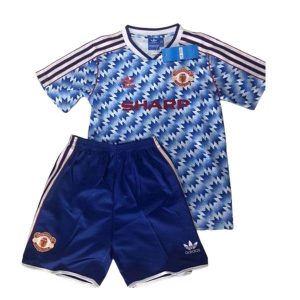 manchester united barn retro sharp drakt borte 1990-1992