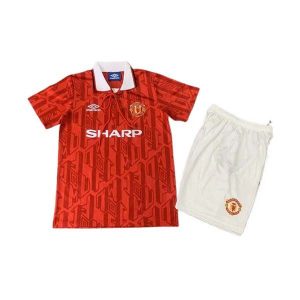 manchester united barn retro drakt hjemme 1992-1993